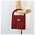 Borsa a mano Christian Dior in pelle rossa e oro Auth LNZ689 Rosso D'oro - vista 21