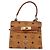 Sac à main MCM Vicetos Logogram en cuir PVC 2 en 1 marron or Auth ARZ491 Doré - vue 2
