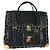 LOUIS VUITTON Borsa a Mano Suhari Extravagan in Pelle Nera LV Auth AMZ548SM Nero
