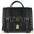 LOUIS VUITTON Borsa a Mano Suhari Extravagan in Pelle Nera LV Auth AMZ548SM Nero - vista 13