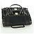 LOUIS VUITTON Borsa a Mano Suhari Extravagan in Pelle Nera LV Auth AMZ548SM Nero - vista 6