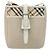 Burberry Borsa a Spalla Nova Check in Nylon Beige Argento Auth bs34138 - vista 13
