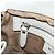 Burberry Borsa a Spalla Nova Check in Nylon Beige Argento Auth bs34138 - vista 20