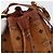 MCM Vicetos Logogram Shoulder Bag PVC Leather Brown Gold Auth BA11651 Golden - view 14