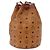 MCM Vicetos Logogram Shoulder Bag PVC Leather Brown Gold Auth BA11651 Golden - view 3