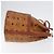 MCM Vicetos Logogram Shoulder Bag PVC Leather Brown Gold Auth BA11651 Golden - view 4