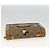 Billetera Micro GG Supreme PVC GUCCIxDisney Beige Oro 602534 Auth BA11628A Dorado - vista 6