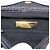SAINT LAURENT Pochette in Pelle Tela Nera Oro Auth am11073A Nero D'oro - vista 11