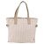 CHANEL Nuova Borsa Tote da Viaggio Nylon Beige Argento CC Auth ti3793 - vista 2