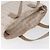 CHANEL Nuova Borsa Tote da Viaggio Nylon Beige Argento CC Auth ti3793 - vista 8