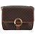 Céline Borsa a Spalla in Tela Macadam CELINE in Pelle PVC Marrone Oro Auth LNZ873A D'oro - vista 13
