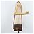 Céline Borsa a Spalla in Tela Macadam CELINE in Pelle PVC Marrone Oro Auth LNZ873A D'oro - vista 23