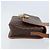 Céline Borsa a Spalla in Tela Macadam CELINE in Pelle PVC Marrone Oro Auth LNZ873A D'oro - vista 3