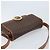 Céline Borsa a Spalla in Tela Macadam CELINE in Pelle PVC Marrone Oro Auth LNZ873A D'oro - vista 6
