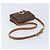 Céline Borsa a Spalla in Tela Macadam CELINE in Pelle PVC Marrone Oro Auth LNZ873A D'oro - vista 7