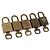 LOUIS VUITTON Set di 5 Lucchetti in metallo Oro LV Auth 173287 D'oro