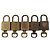 LOUIS VUITTON Set di 5 Lucchetti in metallo Oro LV Auth 173287 D'oro - vista 2