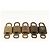 LOUIS VUITTON Set di 5 Lucchetti in metallo Oro LV Auth 173287 D'oro - vista 5