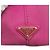 PRADA Canapa PM Borsa a mano in tela 2way Rosa Oro Auth ARZ534 D'oro - vista 18