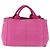 PRADA Canapa PM Borsa a mano in tela 2way Rosa Oro Auth ARZ534 D'oro - vista 2