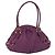 Borsa a mano in pelle Gancini Salvatore Ferragamo viola argento Auth LNZ629 Porpora - vista 13