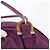 Borsa a mano in pelle Gancini Salvatore Ferragamo viola argento Auth LNZ629 Porpora - vista 17