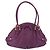 Borsa a mano in pelle Gancini Salvatore Ferragamo viola argento Auth LNZ629 Porpora - vista 2