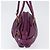 Borsa a mano in pelle Gancini Salvatore Ferragamo viola argento Auth LNZ629 Porpora - vista 3