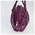 Borsa a mano in pelle Gancini Salvatore Ferragamo viola argento Auth LNZ629 Porpora - vista 4