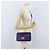 Saffiano Borsa a Spalla PRADA in Pelle Safiano Viola Argento Auth ka3343A Porpora - vista 25