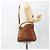 Borsa a mano in pelle GUCCI Bamboo 2way Marrone Oro 001 2113 1638 Auth BSZ494 D'oro - vista 23