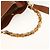 Borsa a mano in pelle GUCCI Bamboo 2way Marrone Oro 001 2113 1638 Auth BSZ494 D'oro - vista 7