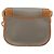 Borsa a Spalla Christian Dior in PVC Pelle Grigia Oro Auth BA11708 Marrone D'oro - vista 3