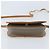 Borsa a Spalla Christian Dior in PVC Pelle Grigia Oro Auth BA11708 Marrone D'oro - vista 9