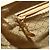 Borsa a mano in suede Gucci Bamboo 2 in 1 Beige Oro Auth LNZ043 D'oro - vista 20