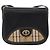 Borsa a Spalla Burberrys Nova Check in Pelle PVC Nera e Oro Auth AMZ334 Nero D'oro - vista 13