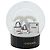 CHANEL Snow Globe Glass White CC Auth BA11731