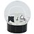 CHANEL Snow Globe Glass White CC Auth BA11731 - view 2