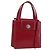 Bulgari BVLGARI Handtasche aus Leder 2 in 1 rot silber authentisch 173889A