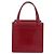 Bulgari BVLGARI Handtasche aus Leder 2 in 1 rot silber authentisch 173889A - Ansicht 2