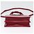 Bulgari BVLGARI Handtasche aus Leder 2 in 1 rot silber authentisch 173889A - Ansicht 5