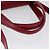 Bulgari BVLGARI Handtasche aus Leder 2 in 1 rot silber authentisch 173889A - Ansicht 7