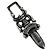 Pendente Daga Chrome Hearts Top Ag925 Argento Auth AMZ117SM