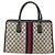 Borsa a mano GUCCI GG Supreme Sherry Line PVC Blu Navy Oro 010 378 Auth BAZ548 D'oro - vista 3