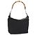 Borsa a Spalla Gucci Bamboo Nylon Nero Argento 000 0531 Auth ka3282