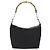 Borsa a Spalla Gucci Bamboo Nylon Nero Argento 000 0531 Auth ka3282 - vista 2