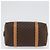 Céline Borsa a mano in tela Macadam CELINE in pelle PVC marrone oro Auth ka3443 D'oro - vista 5