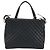 Borsa a mano Vala in pelle 2 in 1 nera e dorata di Salvatore Ferragamo Auth gh1879 - vista 2