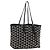 Borsa Tote Jimmy Choo in pelle nera argento Auth BA11590 Nero