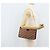 Borsa a spalla in tela Trotter Christian Dior rossa e oro Auth LNZ657 Rosso D'oro - vista 18